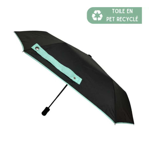 Picture of AUTOMATIC UMBRELLA WITH MINT GREEN TRIM